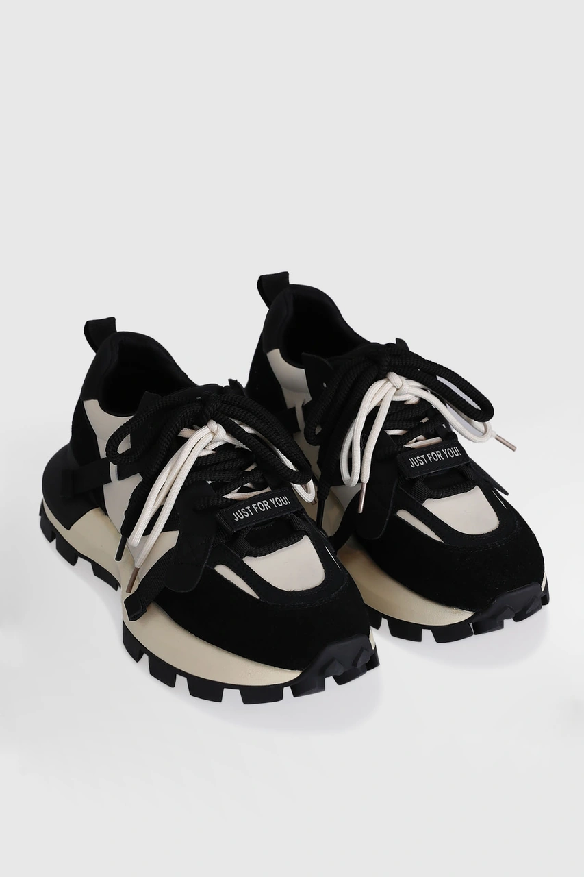 Lufian Yoko Kadın Sneaker Ayakkabı Siyah Siyah 121230049100100 Siyah