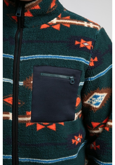 Lee Cooper Erkek Sweat 261 Lcm 241061 5150 Koyu Yeşil Desenli Koyu Yeşil Desenli