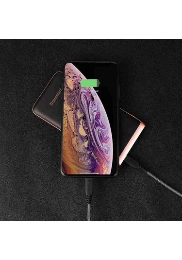 Tronsmart LCC04 3A MFI Sertifikalı Type-C to Lightning Apple iPhone / iPad Uyumlu Hızlı Şarj ve Data Kablosu Siyah 1.2 Metre