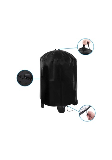 Tenfowee Bbq Mangal Koruması 420d Oxford Kumaşı 71x68/75x70cm Seçenekli Yağmur Toz Güneş Engeli Tutucu Tutamaklı Mutfak Aletleri Kılıfı Çok Renkli