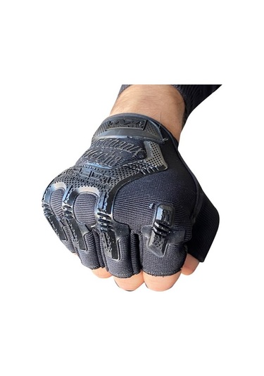 Difi 1107 Mechanix Parmaksız Eldiven Siyah