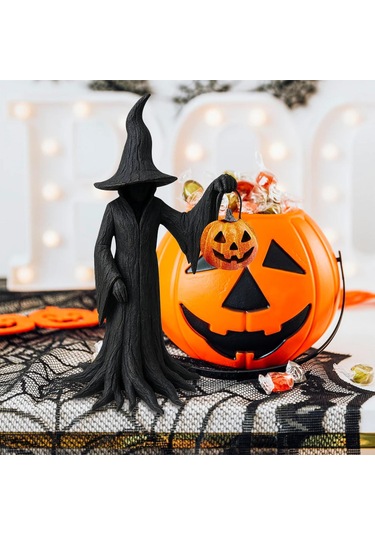 Suntek Reçine Figürin Şömine Masaüstü Cadılar Bayramı Orta