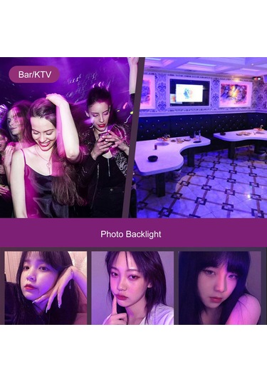 Teltree Oda Masaüstü Tv Arka Plan Rgb Işığı, İkili Kumandalı Renk Değiştiren Led Aydınlatma Diğer