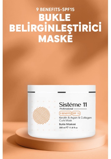 Sisteme 11 Bukle Belirginleştirici Saç Maskesi 350 Ml