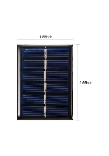 Trendooze 0.3w 3v Güneş Paneli - Dayanıklı, Su Geçirmez, Kamp, Bahçe Için Aydınlatma