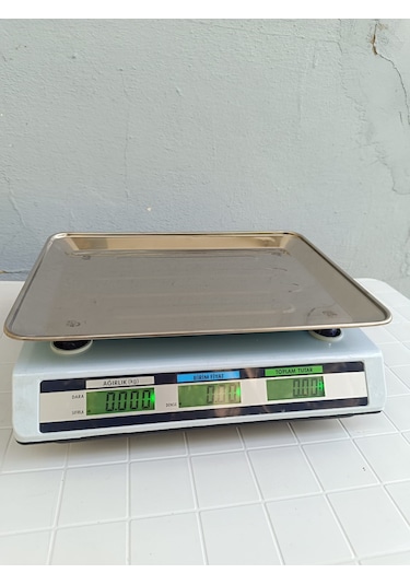 40 KG Terazi Fiyat Hesaplamalı-Şarjlı Tartı