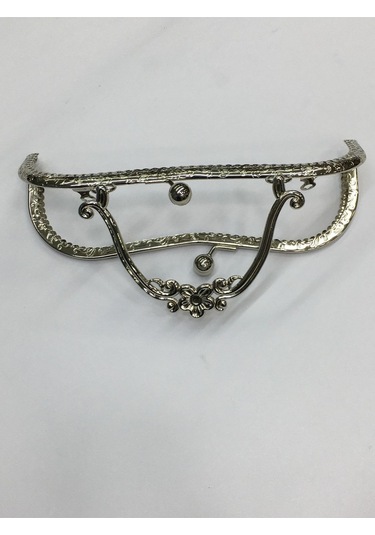 Çanta Ve Cüzdan Klipsi Kuluplu Çiçek Model Gümüş Gümüş