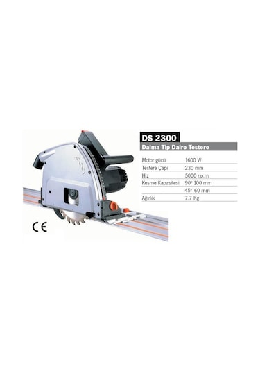 AGP DS 2300  Elektrikli Dalma Tip Daire Testere / Makine