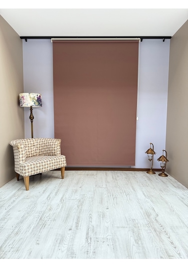 Donatti Stor Perde İthal Mat Polyester Kahverengi P1180 Kahverengi