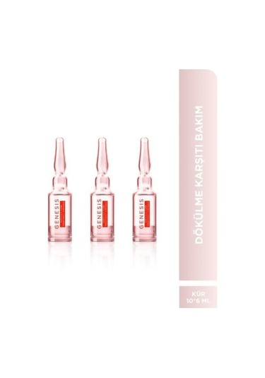 Genesis Ampoules Cure Fortifiantes chute Saç Dökülmesini Ampuller 6ml 10