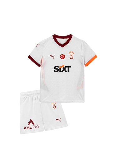 Galatasaray Puma 2024/2025 Çocuk Deplasman Forma Set 77966902 Beyaz