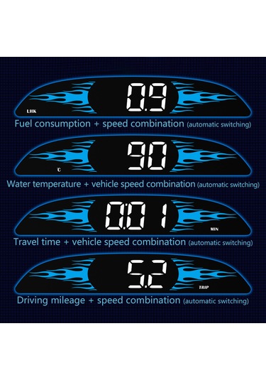 Araba Yeni Obd Kilometre Head-up Display B2 Çok Fonksiyonlu K20441