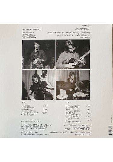 Jan Garbarek Quartet Afric Pepperbird / Plak