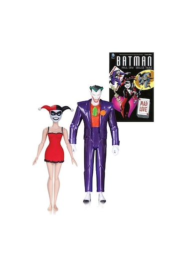 Batman Animated Series: Mad Love Comics and Figure Set