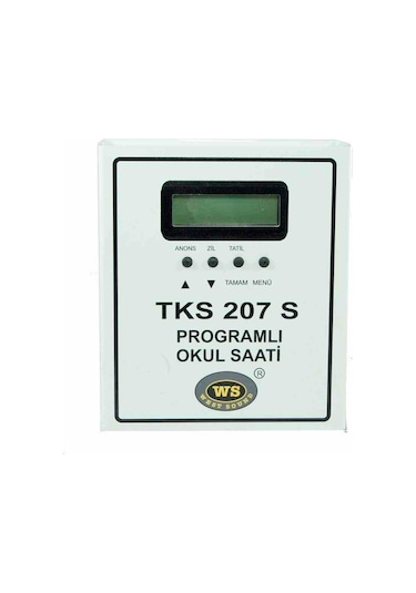 West Sound TKS 207D V2 Duvar Tipi Programlı Usb Girişli Okul Saati