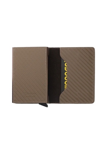 Wrapsol Mekanizmalı Cüzdan Akıllı Kartlık Book Karbon Gri 0 / Kahverengi Karbon Kahverengi Karbon Kahverengi