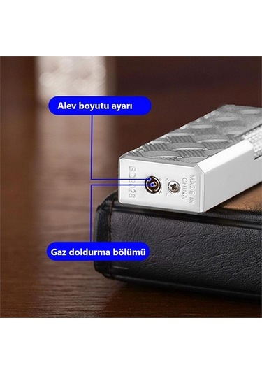 Parmida M3 Çarklı Mekanik Çakmak Gümüş