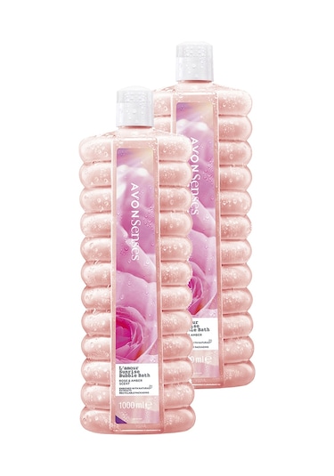 Avon L'amour Sunrise Gül Ve Kehribar Kokulu Banyo Köpüğü 2 x 1 L
