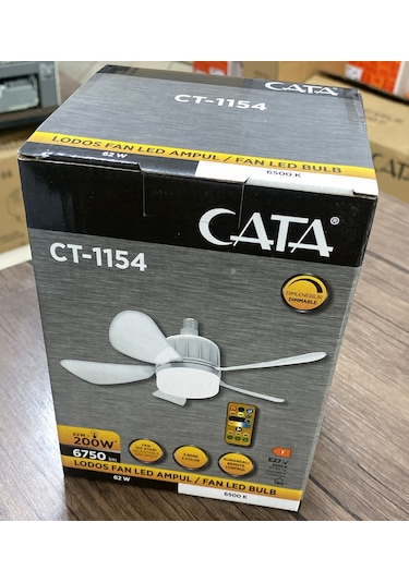 Cata CT-1154 Lodos Fan Led 62w  Kumandalı Işıklı Vantilatör