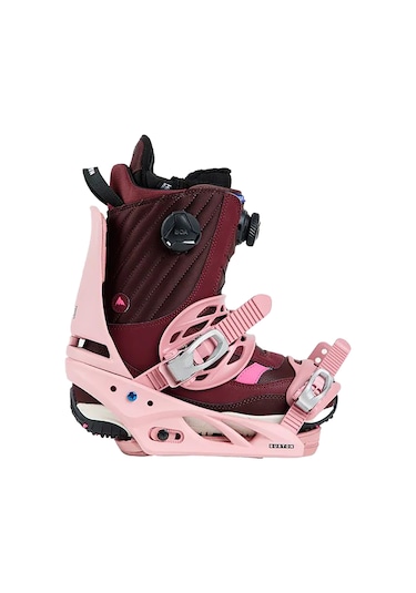 Burton Burton Lexa Re:flex Kadın Pembe Snowboard Bağlaması Pwd Pembe