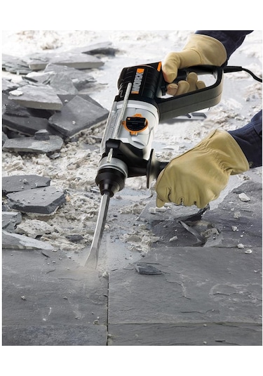 Worx WX339 800 W 2.5J Profesyonel SDS-Plus Kırıcı/Delici + 4 Adet Uç