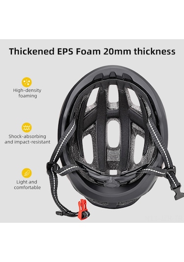 Yetişkin Ayarlanabilir Bisiklet Kaskı Rüzgar Geçirmez Dağ Bisikleti Kaskı Nefes Alabilir Bisiklet Kaskı Siyah