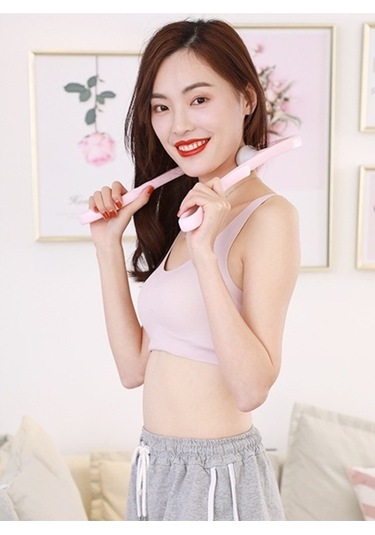 Dm Bacak, Ayak Ve Diz İçin El Manuel Boyun Masaj Aleti - Pembe Renk Pembe