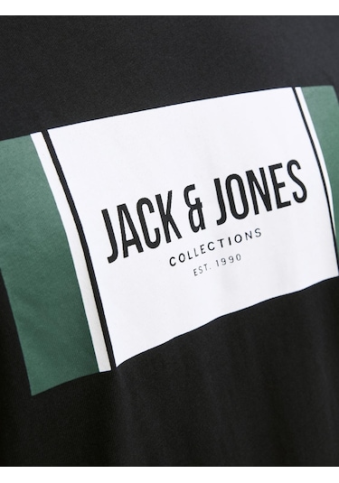 Erkek Gögüs Logo Baskili Tisört - Hayato - 12278508 Black