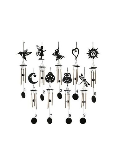 Lijinxu Magideal Kilise 3 Tüp Çan Rüzgar Çanı Bahçe Yard Asılı Kuş