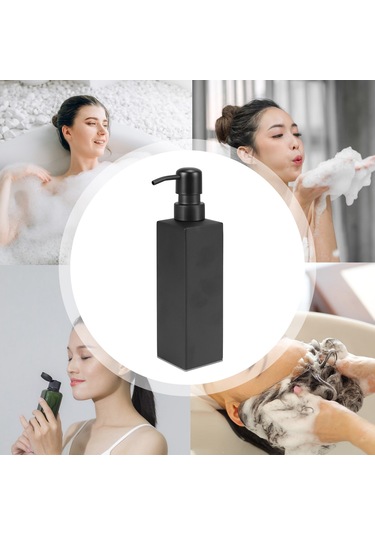 Xiaaokeji Paslanmaz Çelik El Yapımı Siyah Sıvı Sabunluk Donanımı Siyah