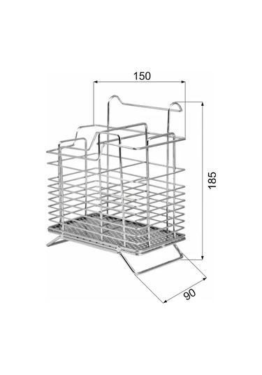 Aksmebel Modern Cwj301 Krom Evrensel Ray Sepet, D16 232468066 Krom