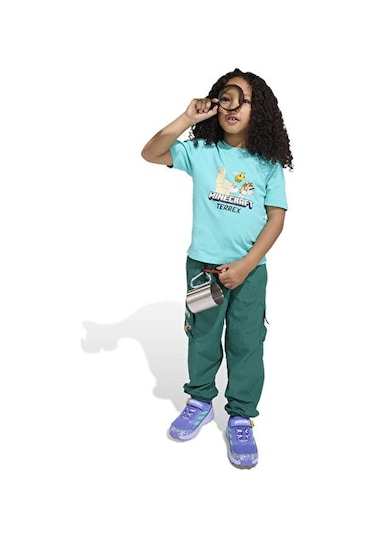 Adidas Terrex K Mc Mt Tee Çocuk Günlük Tişört Jz3588 Yeşil Yeşil