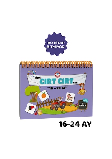 16-24 Ay Cırt Cırtlı Etkinlik Kitabı