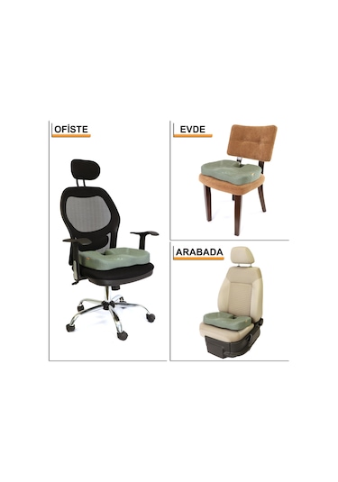 Beddo Bambu Serisi Ortopedik Minder Oturma Minderi