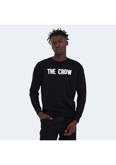 The Crow THE CROW Erkek  Siyah Sweatshirt