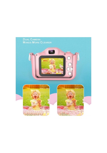 Suofeng Çocuklar İçin Unicorn Şeklinde Mini Dijital Kamera - 32gb Hafıza Kartlı, 1080p Video Çekim, Oyun Ve Mp3 Özellikli