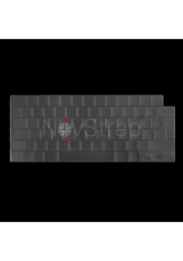 Novstrap  Macbook Pro 16 İnç M4 A3186 A3403 İle Uyumlu Türkçe Q Klavye Koruyucu Kılıf Şeffaf Karışık Çok Renkli