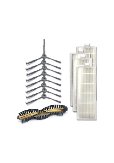 Cbtx Xı217 4 Çift K614 Yan Fırçalar + 4 Parça I207 Filtreler + Ilıfe A4 İçin Ana Fırça I202 Seti