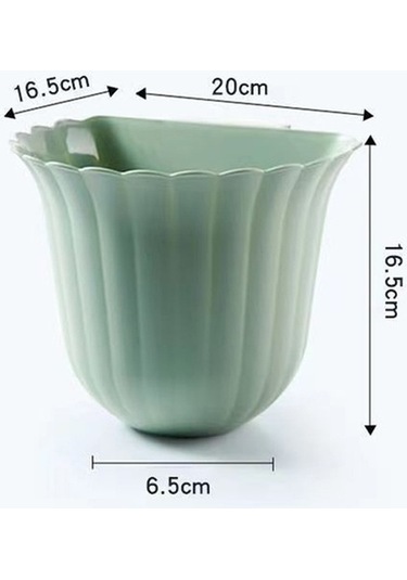 Tongxida Çok İşlevli Asılı Mutfak Çöp Kutusu Bahçe Çiçek Masaüstü Çöp Kutusu Siyah Siyah