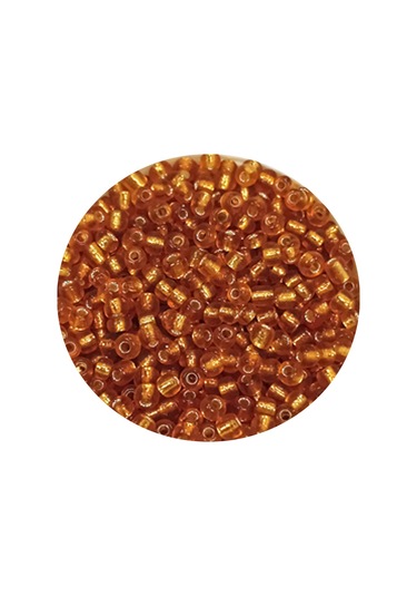 Dökme Cam Kum Boncuk 11/0 2 Mm - 20 Gram - Koyu Bal Rengi - Bnc035