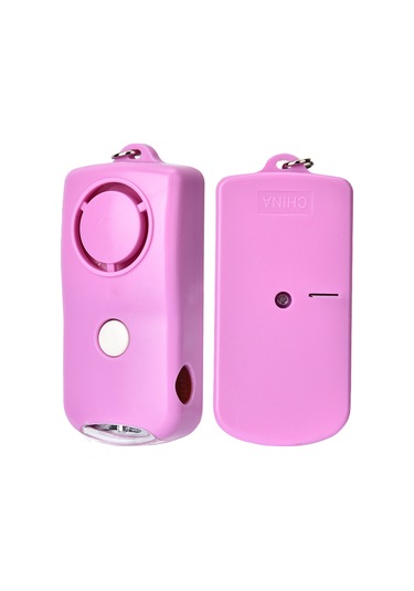 120db Yaşlı Kız Çocuk Kişisel Güvenlik Alarmı Kendini Savunma Alarmı Led Işıklı Anahtarlık