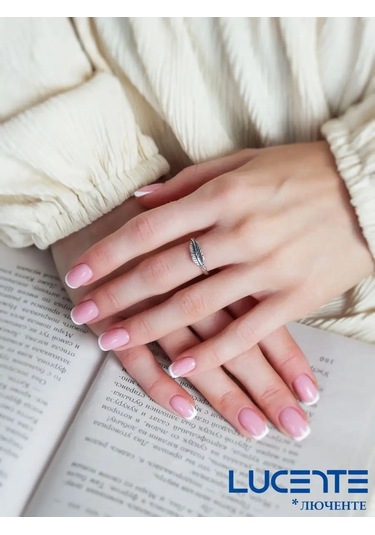 Lucente Diken Yüzük 925 Ayar Gümüş 134607714 Gri