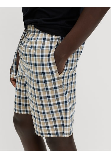 Marks & Spencer 2'li Pijama Şortu Mavi Mix