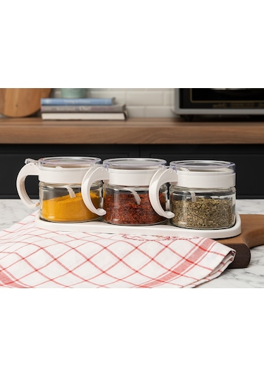 Madame Coco Lavem 3lü Baharatlık 1kbhrt004428x10x9,5 Cm-soft Ekru