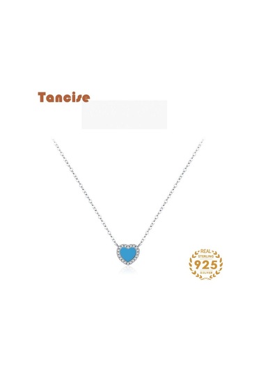 Tancise S925 Gümüş Lüks Kişilik Kolye Kolye Kadın Klasik Gelgit Kolye Gümüş