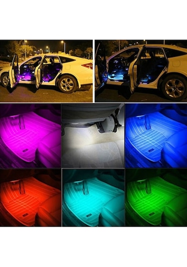 Eraks Yüksek Işık Gücü Sese Duyarlı Ayakaltı Ambians Led