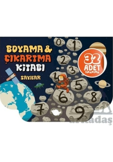 Sayılar Boyama Ve Çıkartma Kitabı