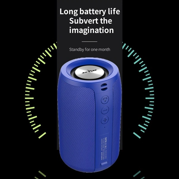 Fortunelane S32 Mavi Bluetooth Hoparlör: Tws Eşleştirme, Gürültü Engelleme, Su Geçirmez, 5w Stereo Bass, Dış Mekan Uygun