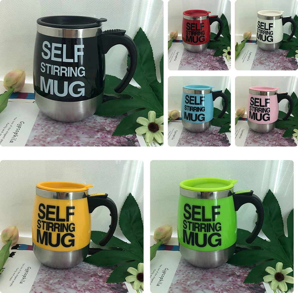 Kosona Otomatik Karıştırıcı Çelik Kupa, 450ml, Tek Tuş İle Kahve/çay Karıştırır, Pembe Pil Dahil Değil Diğer