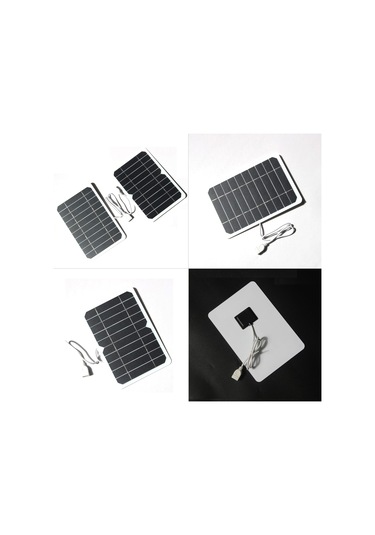 Springsun 5w Usb Taşınabilir Güneş Paneli - Su Geçirmez, Kamp Ve Telefon Şarjı İçin Monokristal Solar Hücre